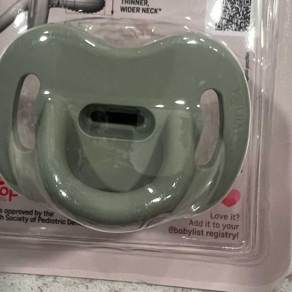 Silicone Baby Pacifier - Sage Green